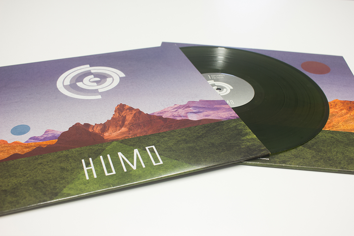 vinilo Humo muestra portada y disco