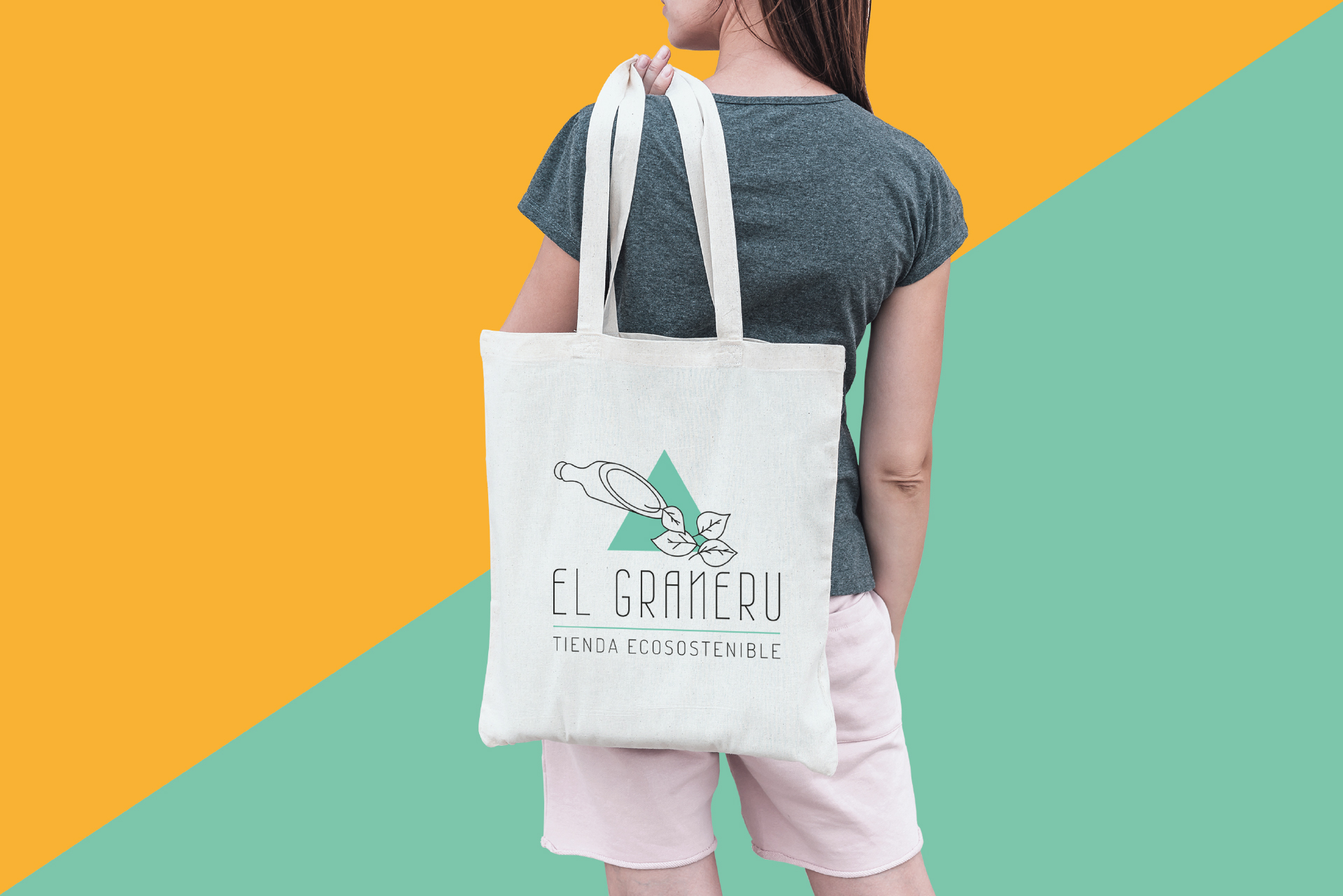 El Graneru bolsa tela con logo