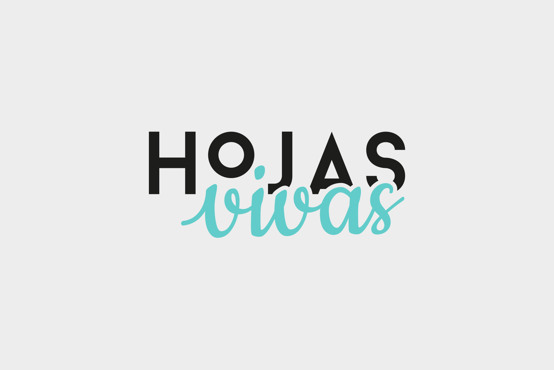 Hojas Vivas logo texto