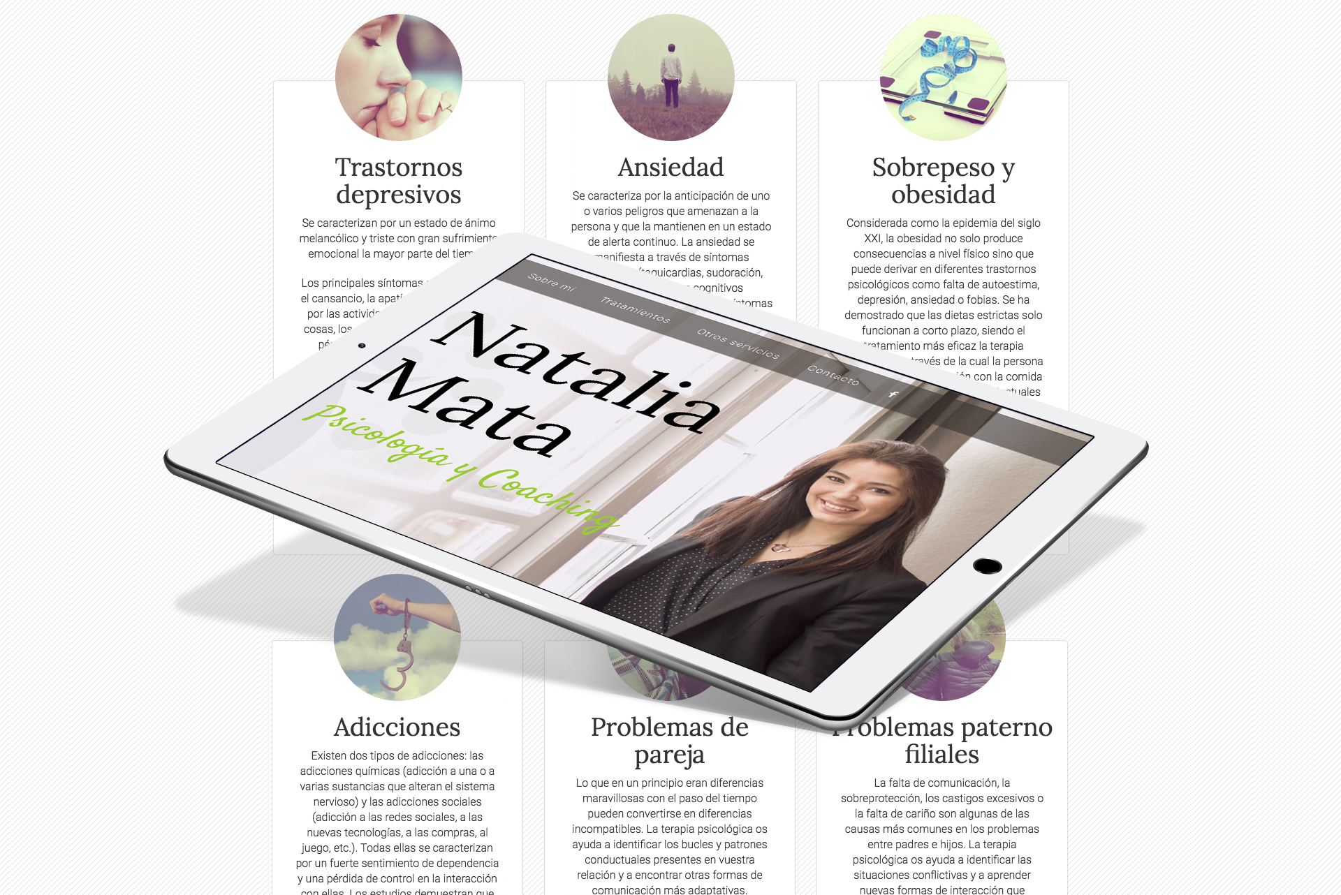 Natalia Mata web tablet