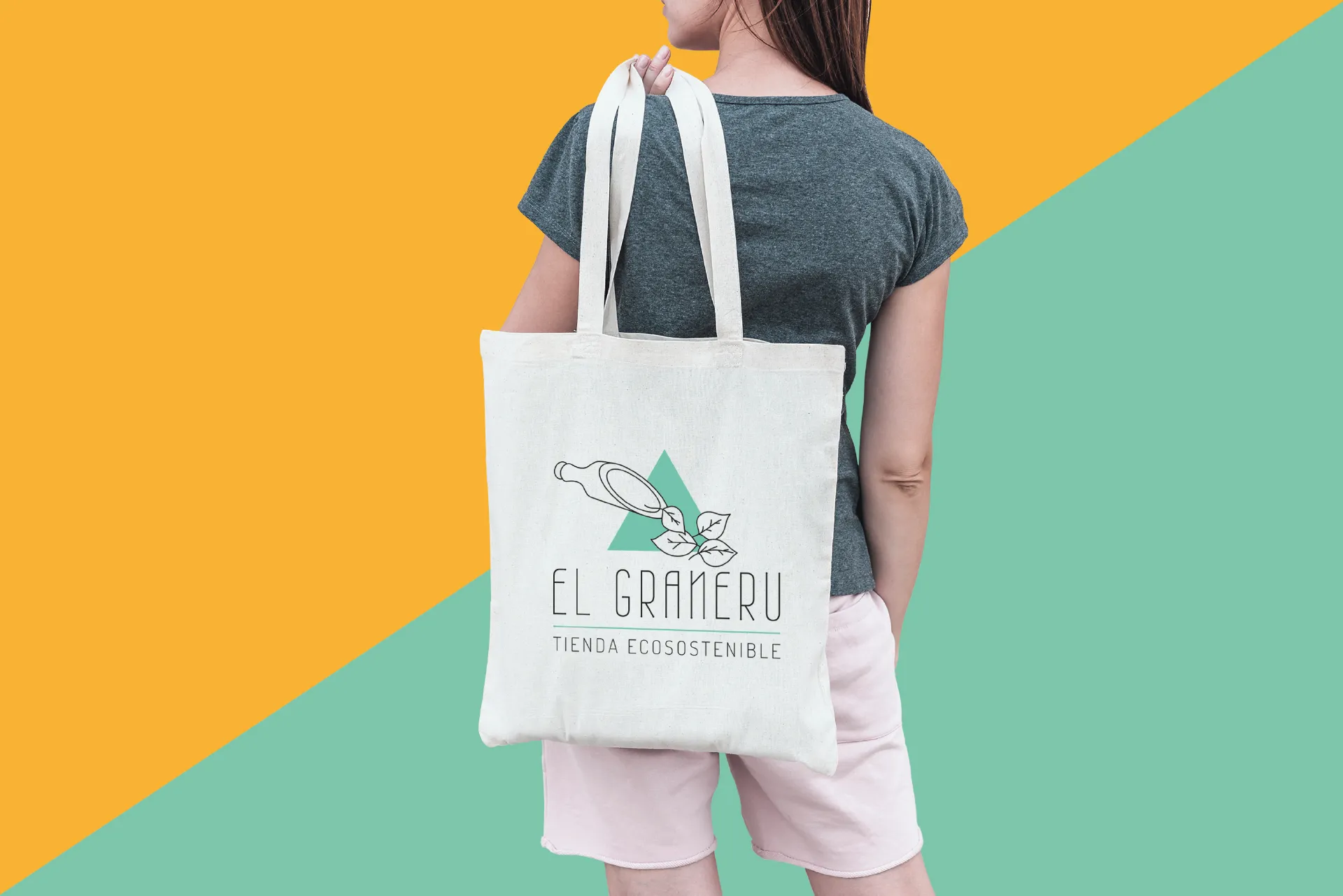 Diseño de bolsa con el logo