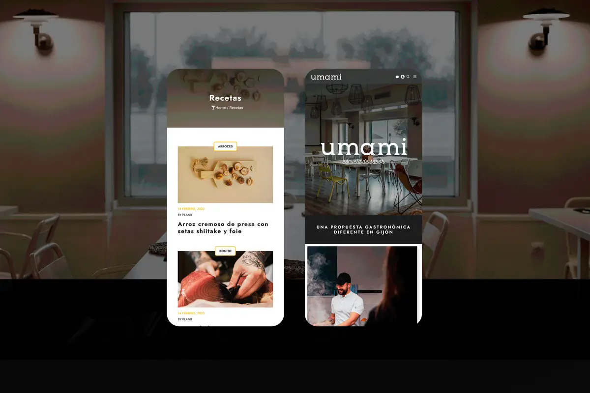 Aplicación móvil de recetas gastronómicas modernas